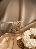 Spiral patti khass collection-gold and brown