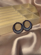Blue hoops- rozana