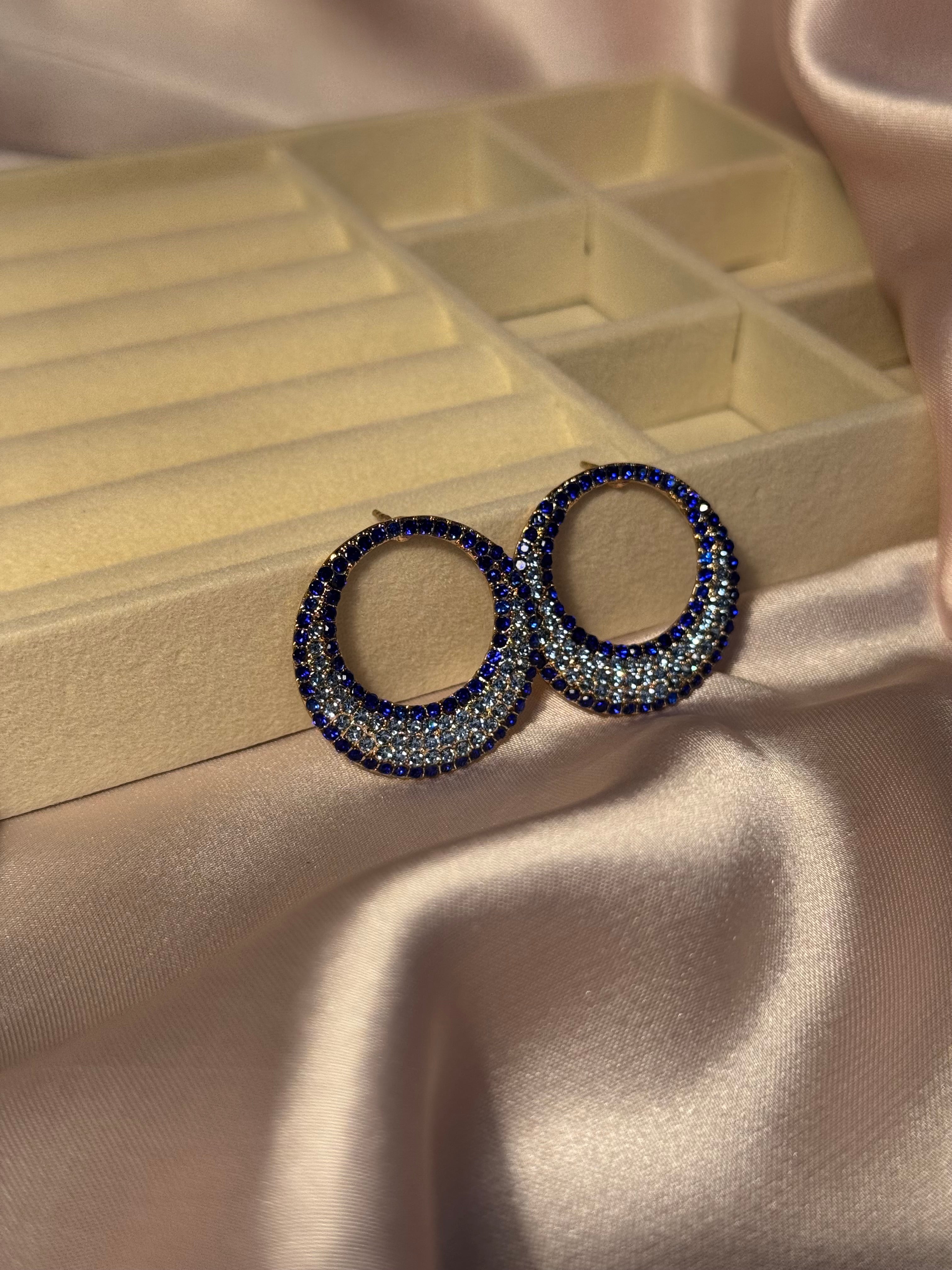 Blue hoops- rozana