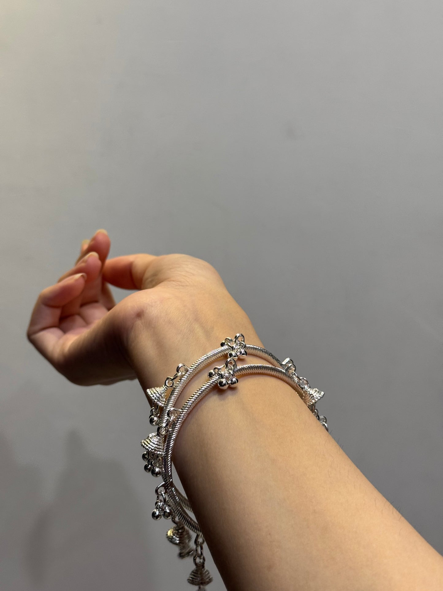 Ghungroo white chand raat collection
