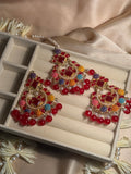 Aimen Bindiya Set - maroon