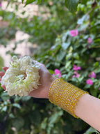 Raindrop bangle (6) lime