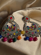 Nilofer khass collection-silver and multi