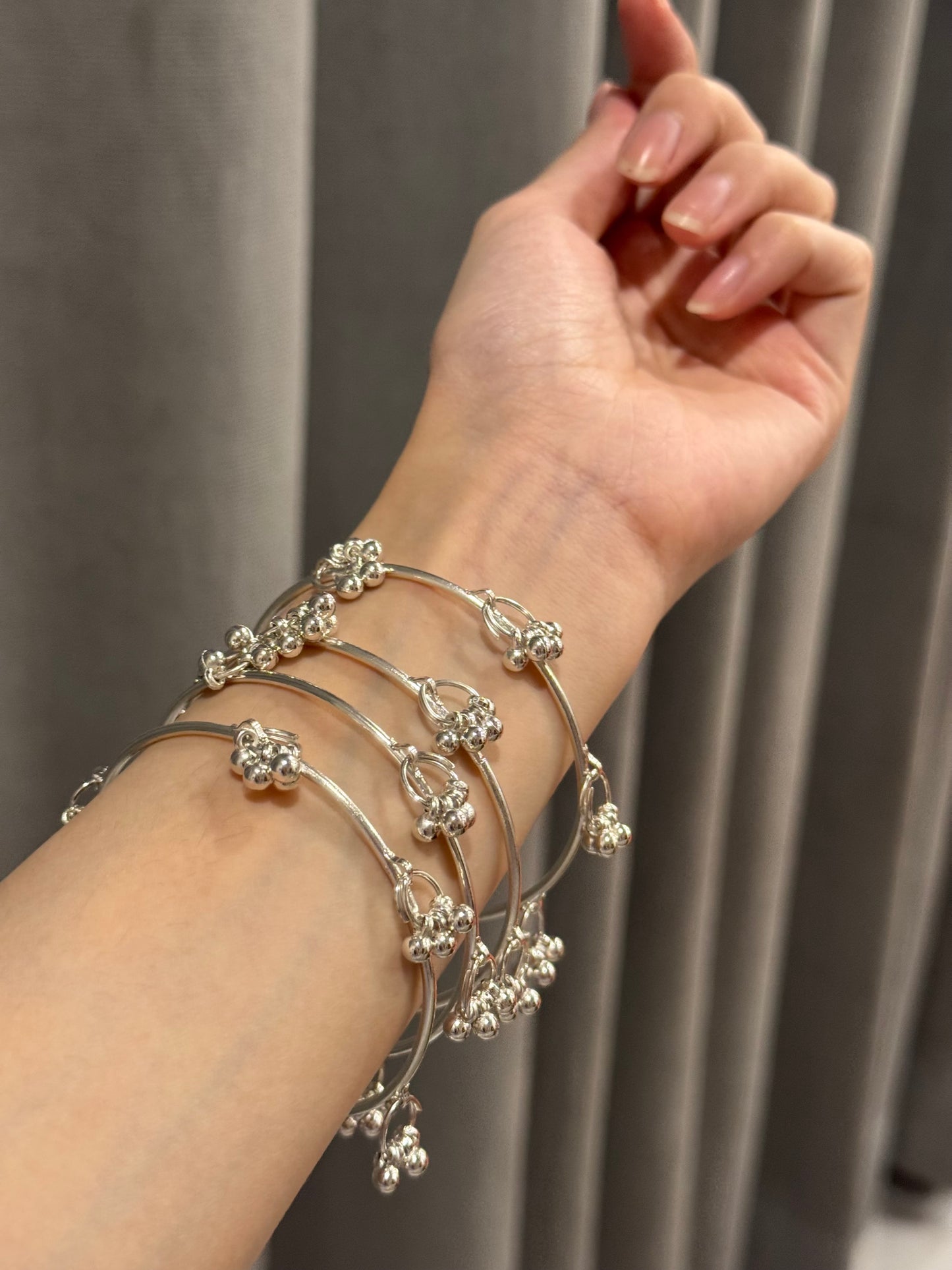 White Kashmiri Ghungroo Bangles- eid collection