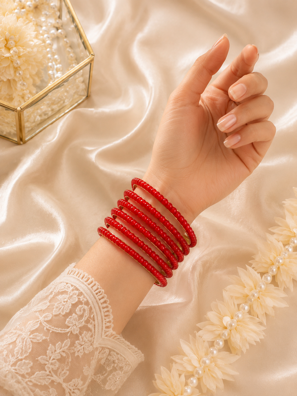 Moti chooriyan (Red)