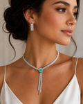 Turquoise Flower Set (Mahnoorbano)