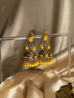 Nani ki jhumkiyan khass collection-gold and yellow