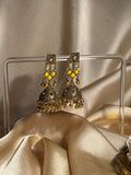 Dadi ki antique jhumkiyan khass collection -yellow