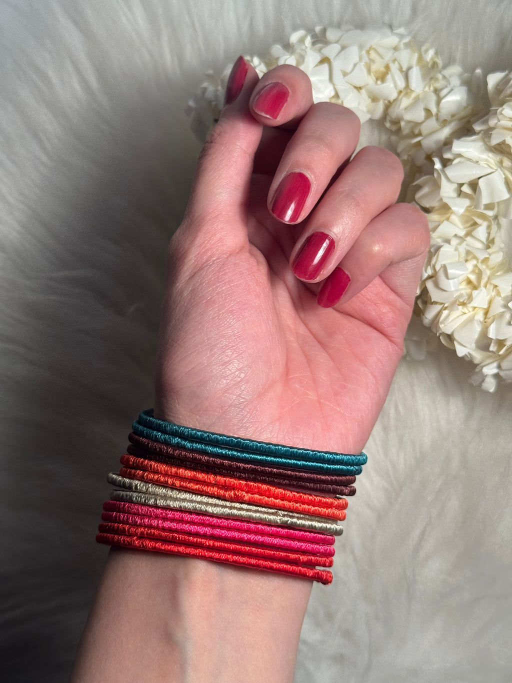 thread bangles multi