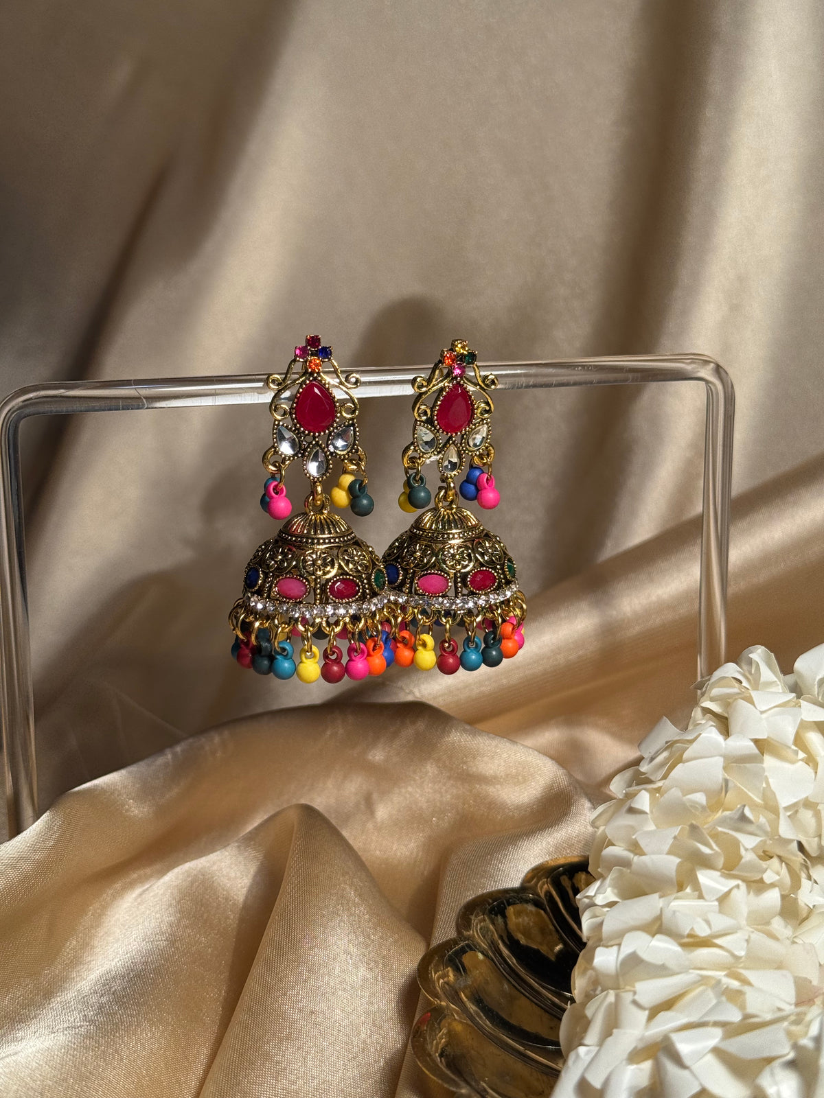 Nani ki jhumkiyan khass collection-gold and multi