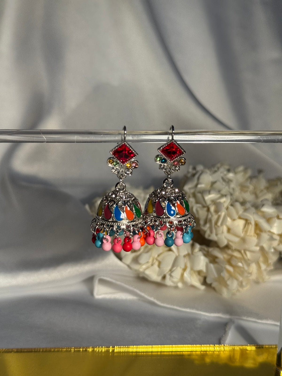 Chakor silver booti Rang-e-desi multi