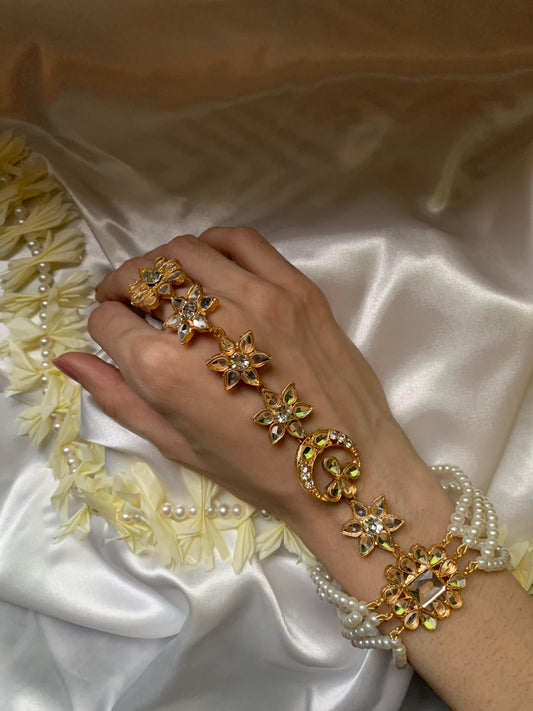 BD-22 Kundan Chand Angla - Gold (White)