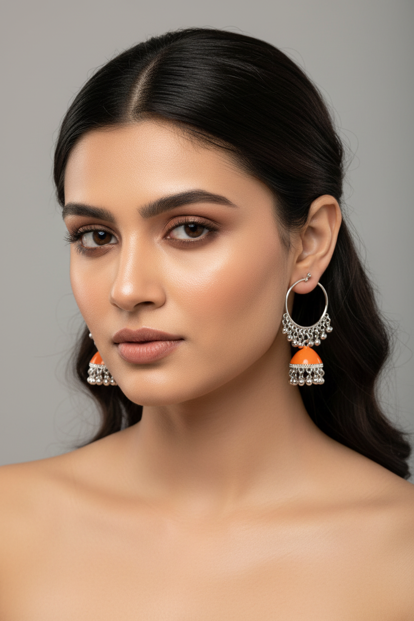 Moti Meena Bano Bali (orange)