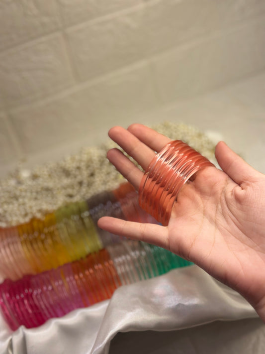 Viral Jelly bangles - Rose gold