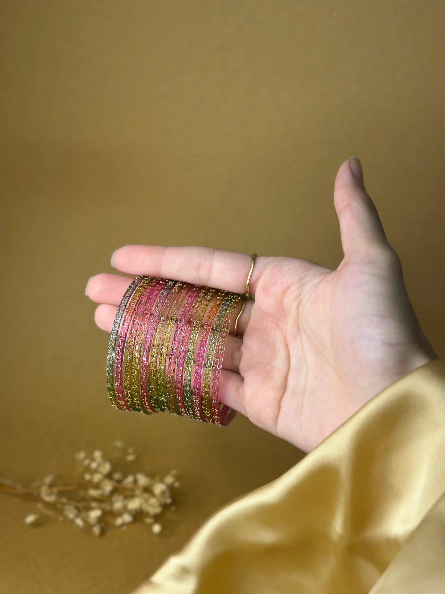 Raindrop bangle (3) multi