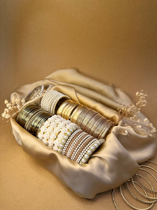 Gold bangle box