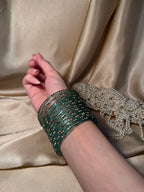 Gem bangles light green