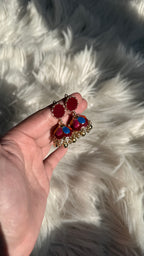 oval jhumki
