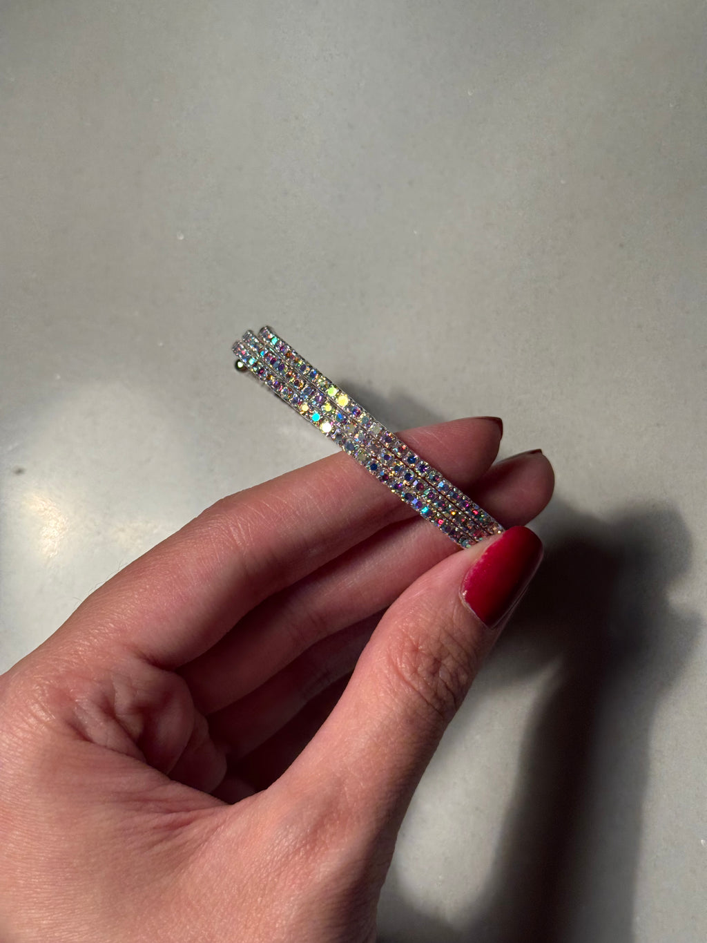 Twilight Charm bracelet (holographic silver)