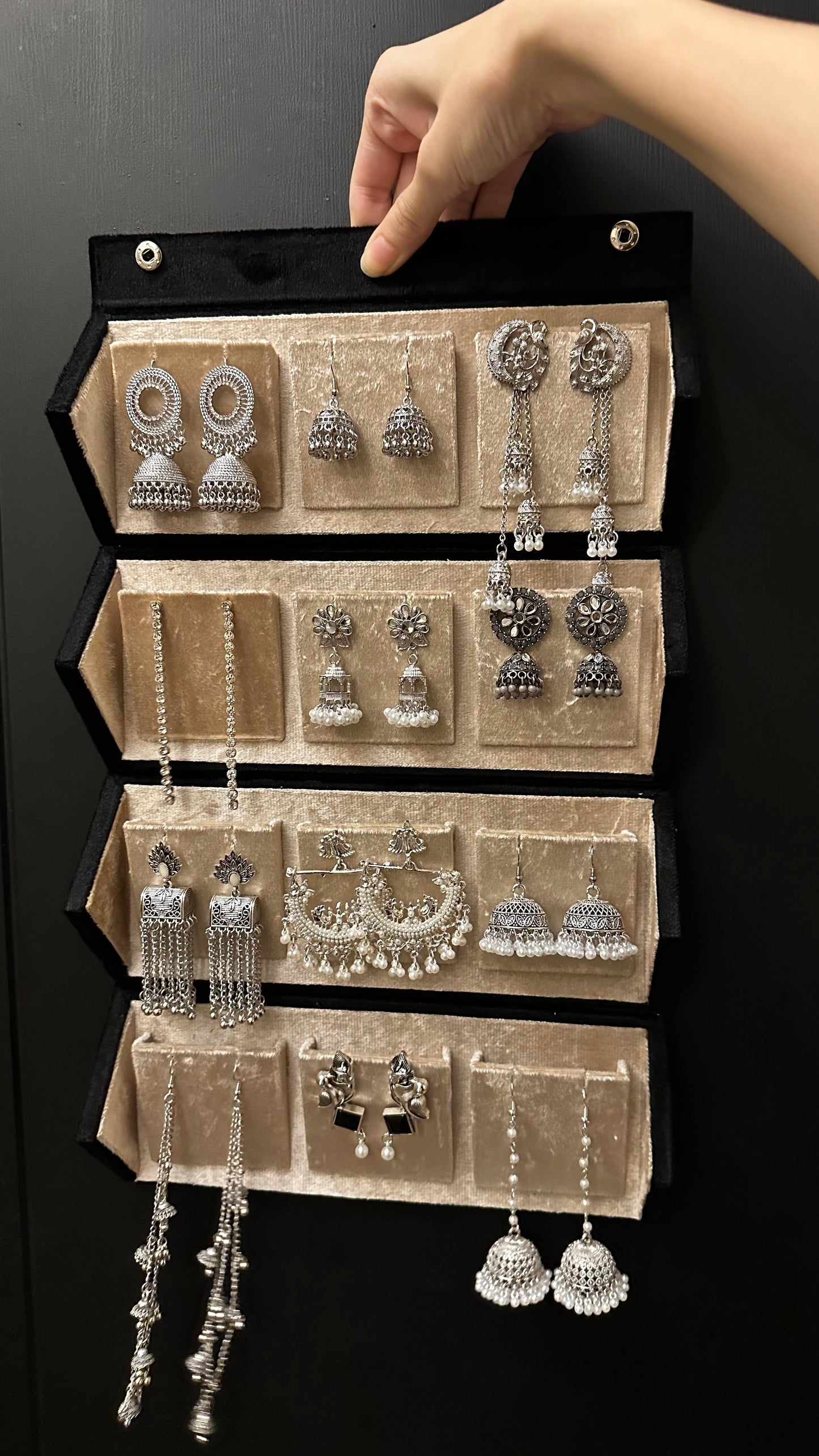 Silver Jhumka box