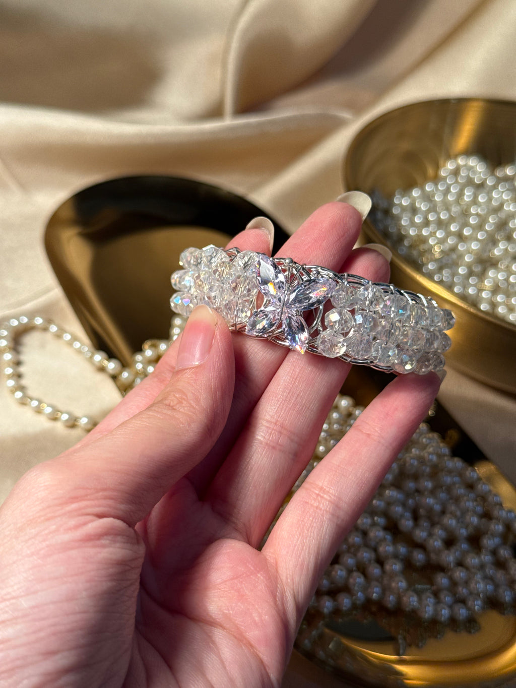 silver butterfly bracelet (kids collection)