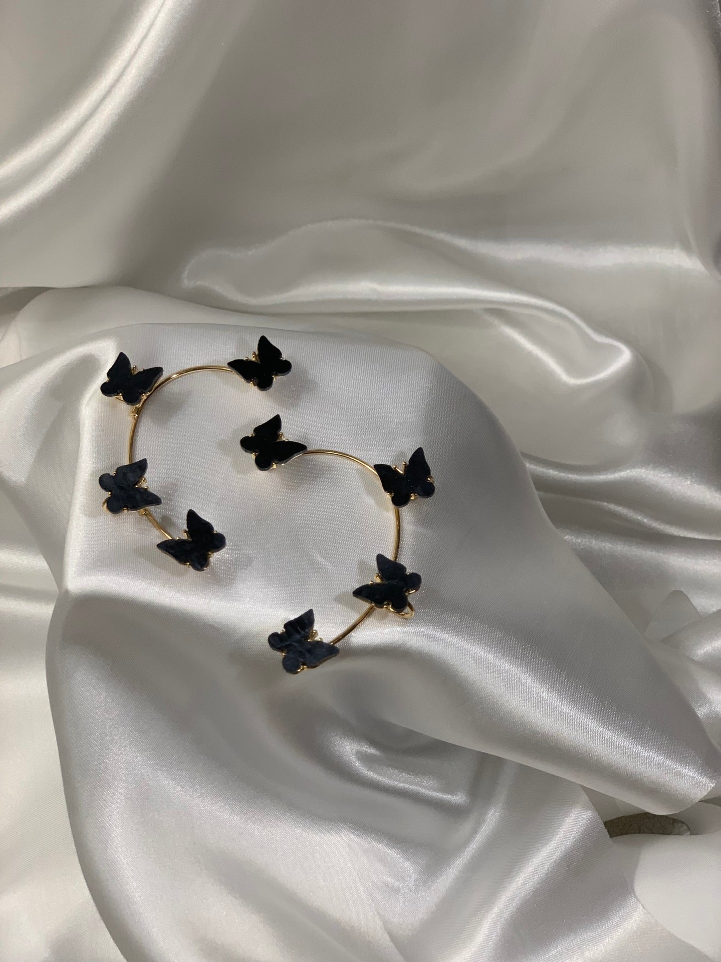 Butterfly - ear cuff - Black