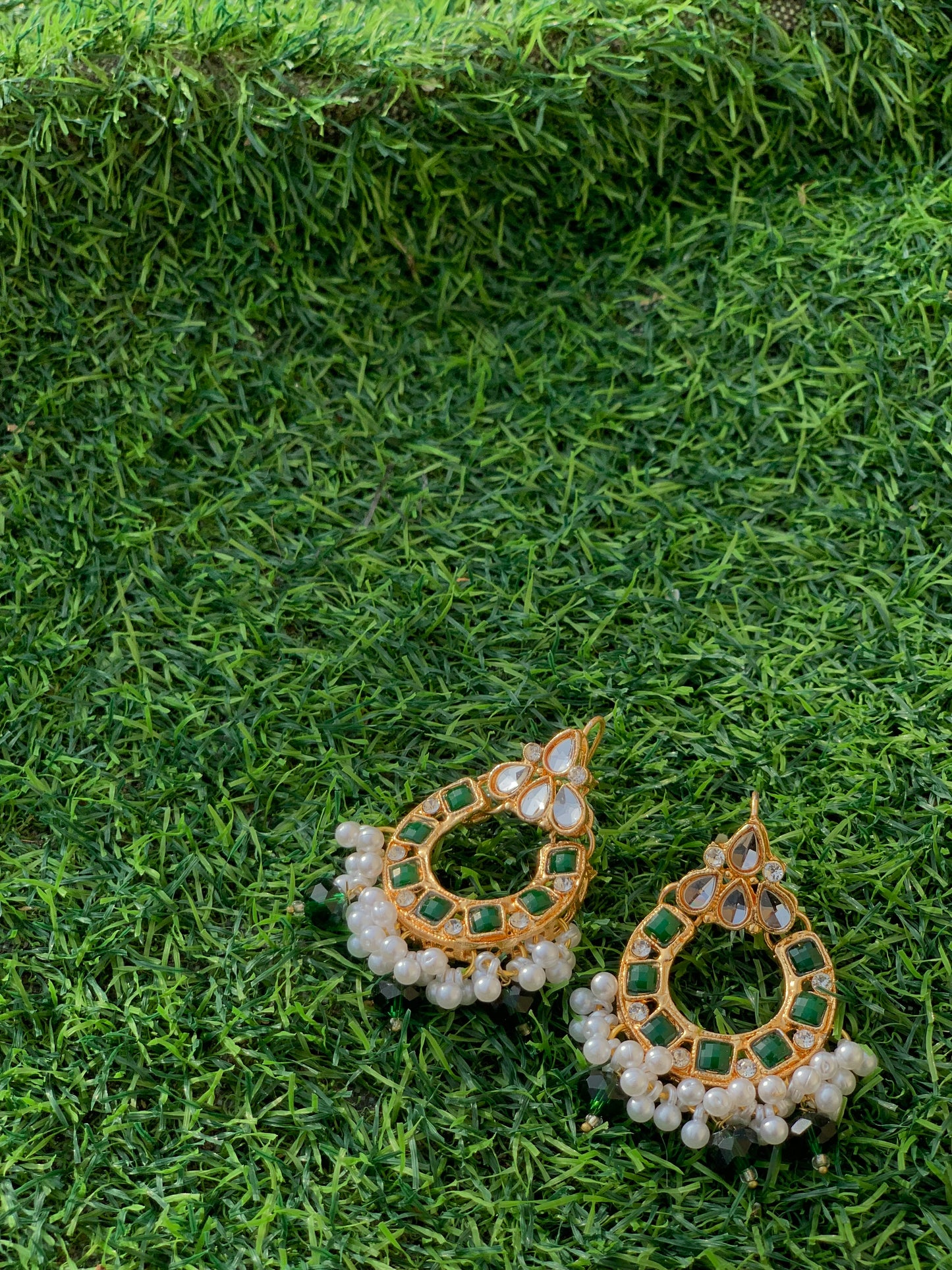 Zeba Kundan - Green.