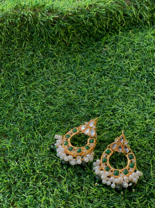 Zeba Kundan - Green.