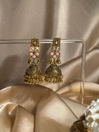 Dadi ki antique jhumkiyan khass collection- pink and gold