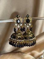 Nani ki jhumkiyan khass collection-gold and black
