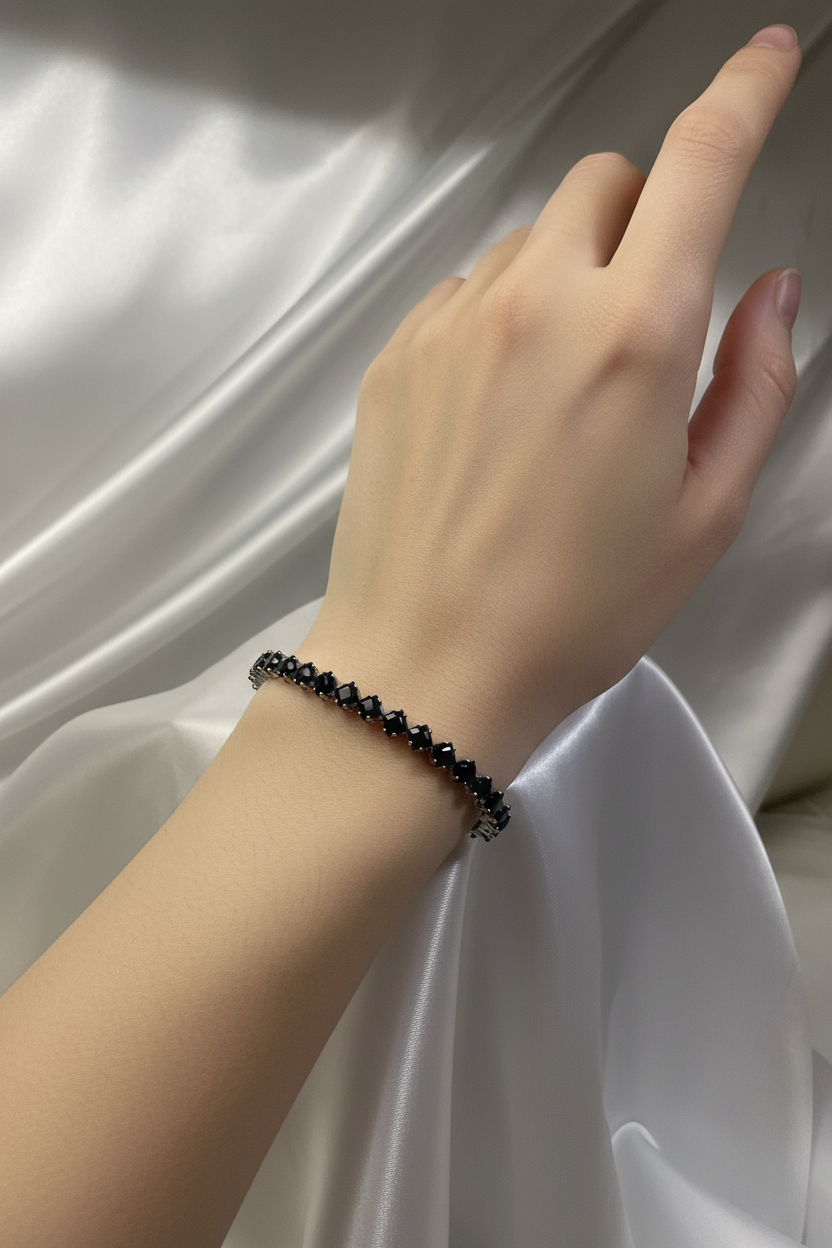 Bracelet Black and Silver