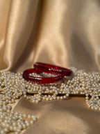 Indian bangles 2.0 dark maroon