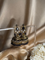 Nani ki jhumkiyan khass collection-gold and black