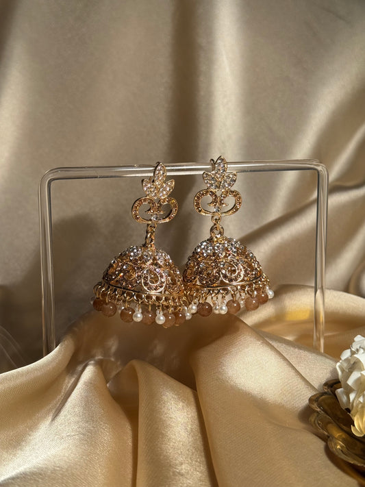 Mehwish-khass gold and brown