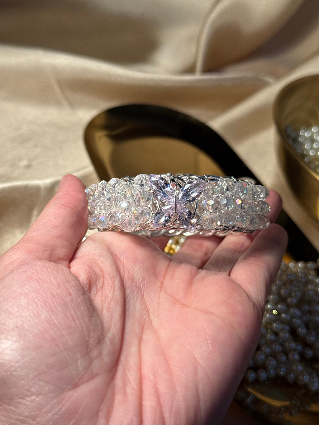 silver butterfly bracelet (kids collection)