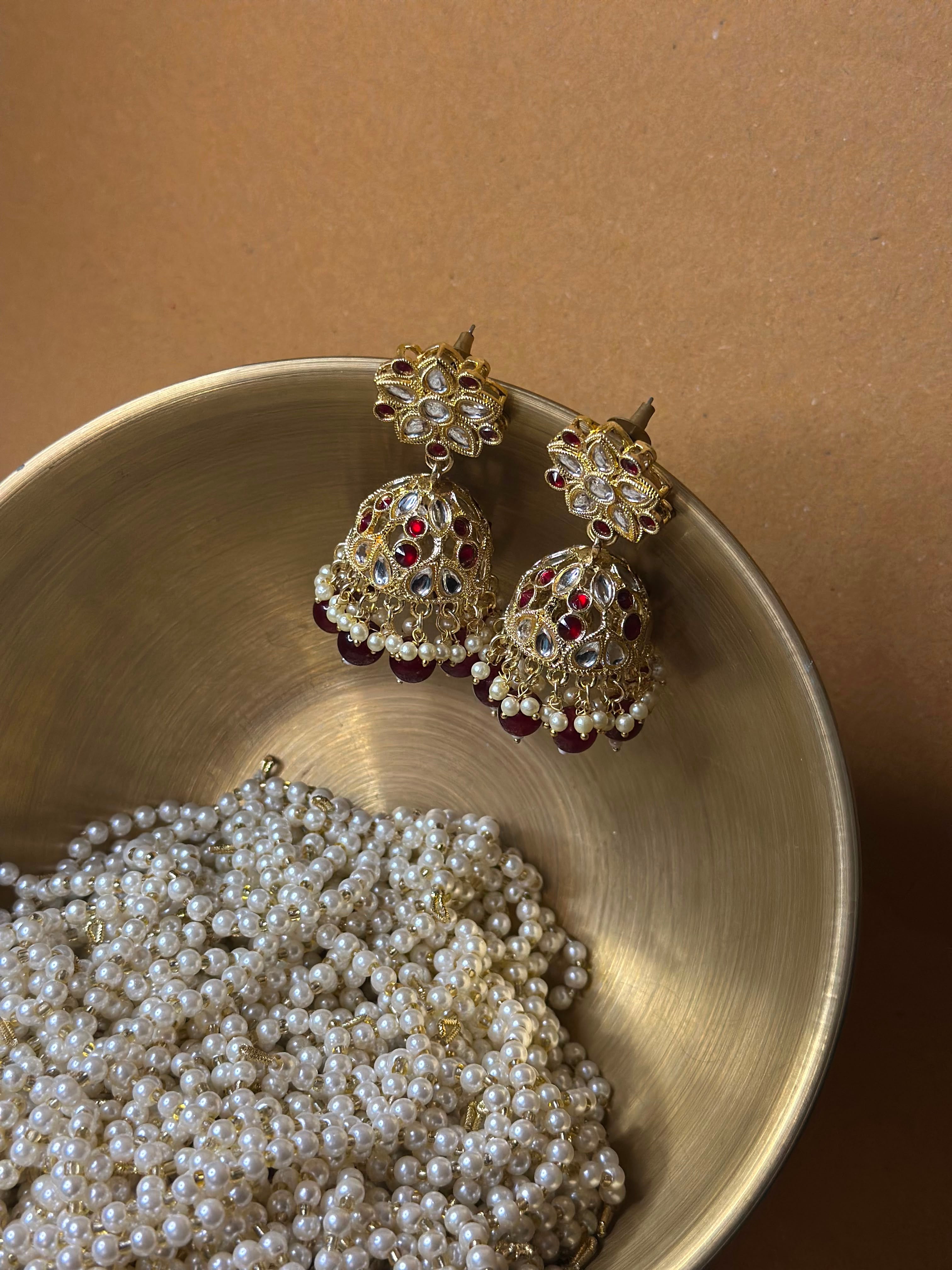 sitara maroon - NAZ collection