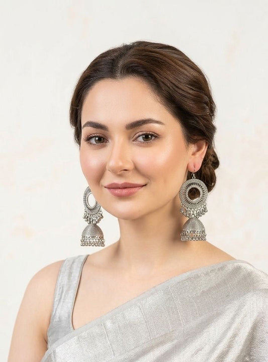 Gul Jhumki - Silver
