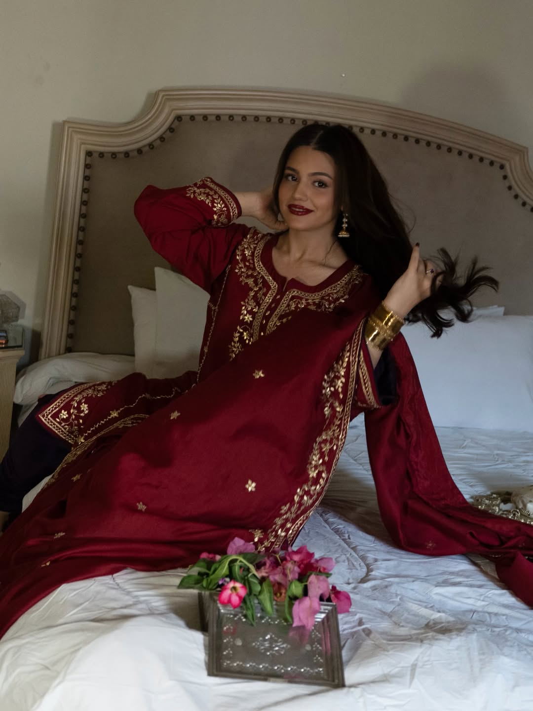 Zara Noor Abbas Sunehri Set bundle
