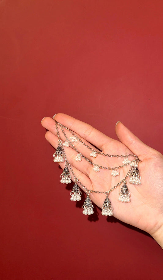 Aliza saharay(White-silver)