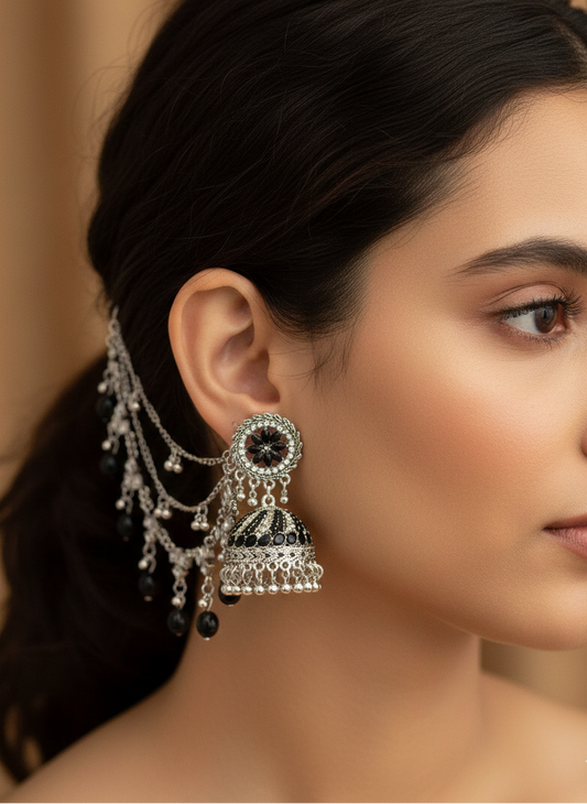 Gol phool triple saharay black(Sheharbano)