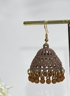 Matt Jhumki patla patta brown-(Sheharbano)
