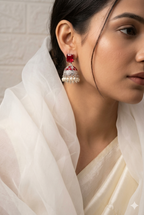 Nayab Jhumki (Red)