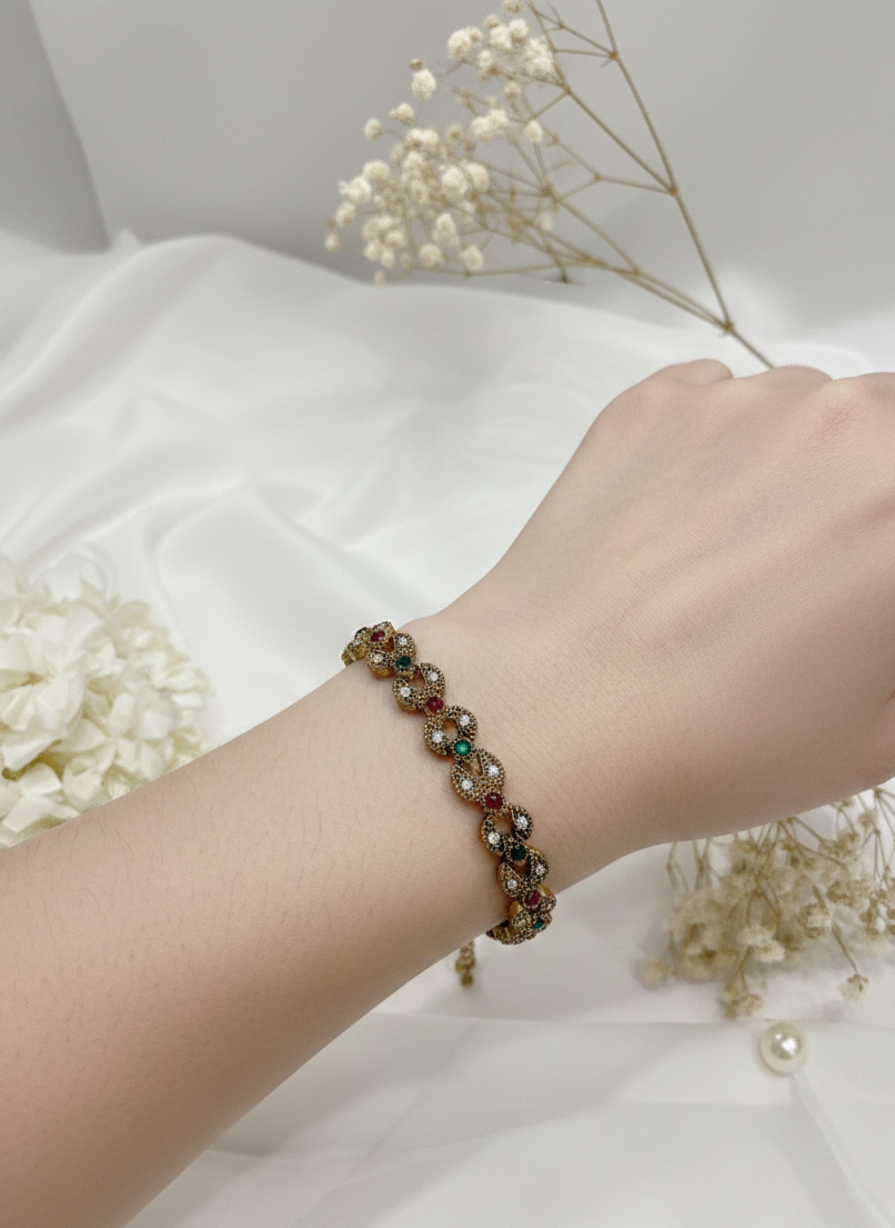 Antique Chandi Gold Bracelet (Sheharbano)