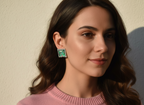 Summer Breeze earrings - Aqua Blue