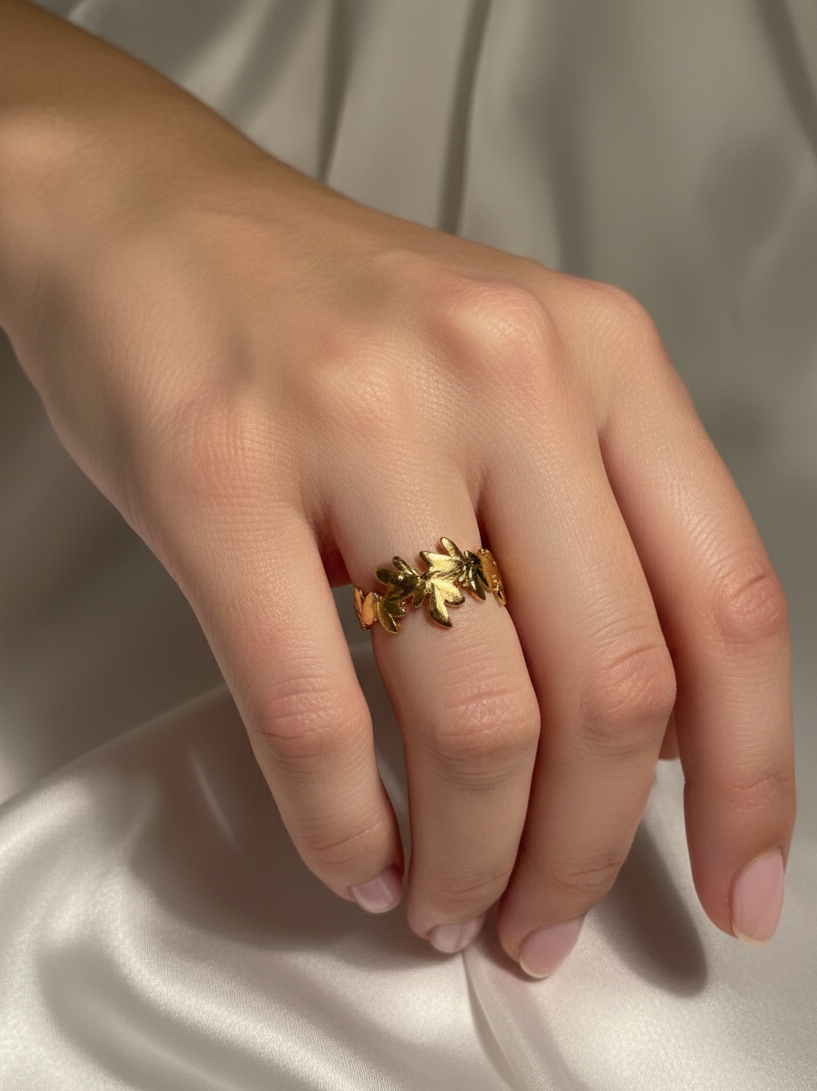 Gold Ring (floral)