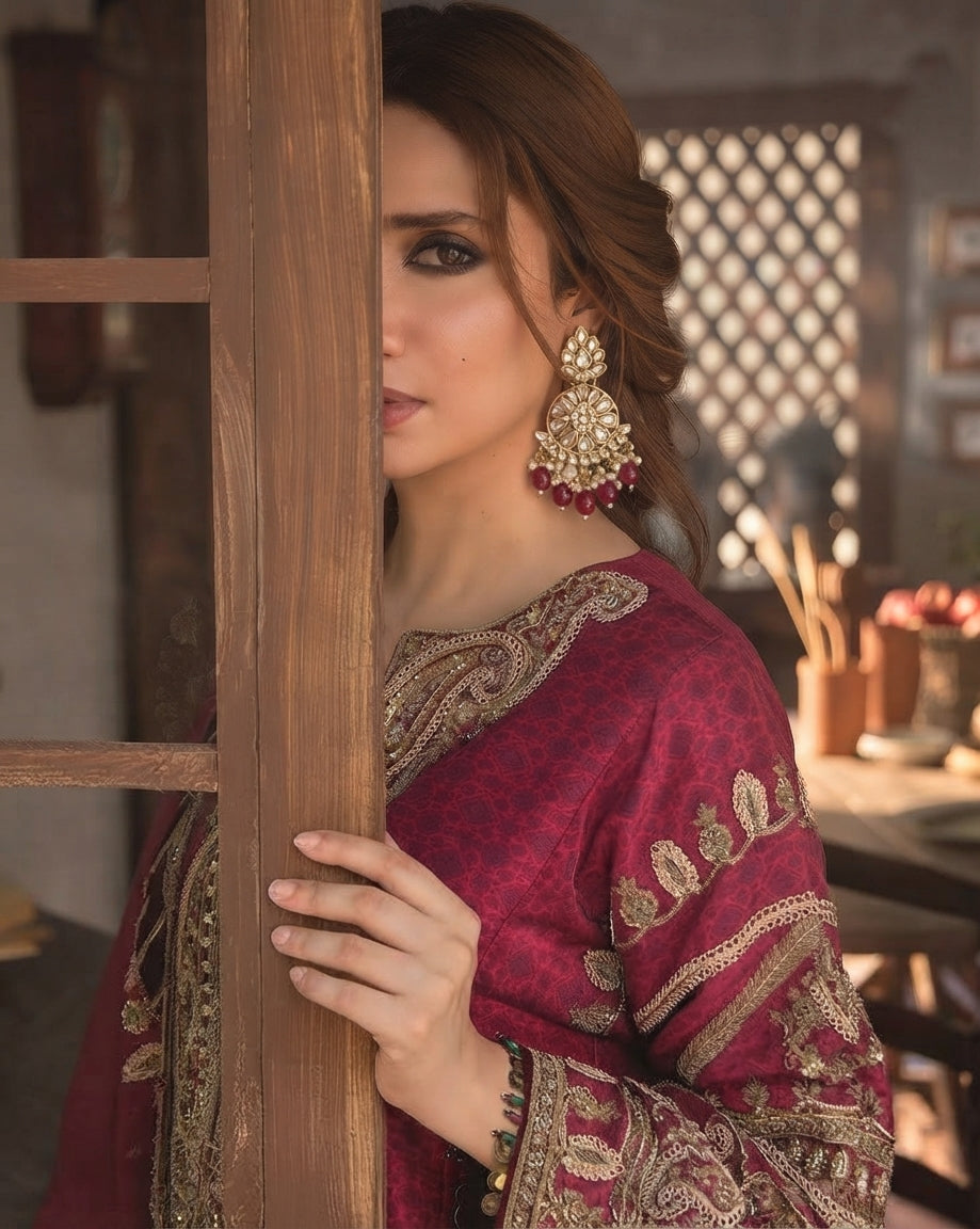 Janat maroon - NAZ collection