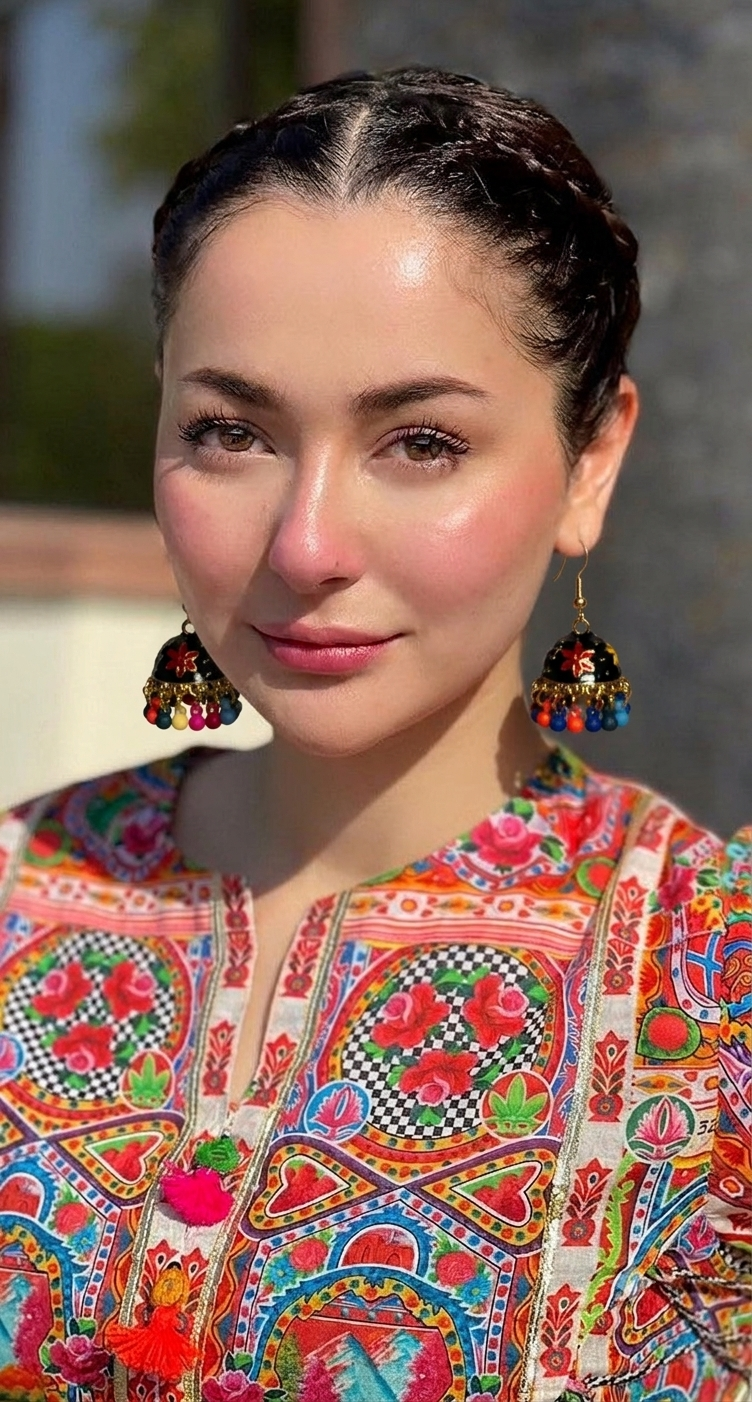 Alishba Jhumkay (Multicolor)