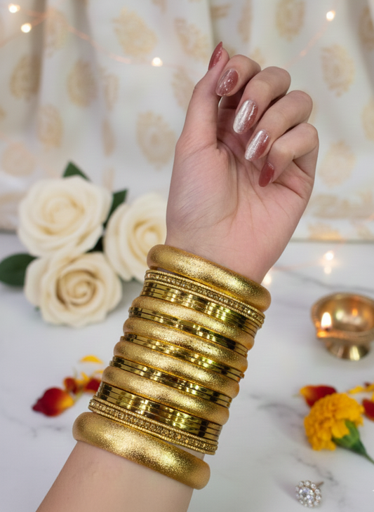 Gold Bangles- set