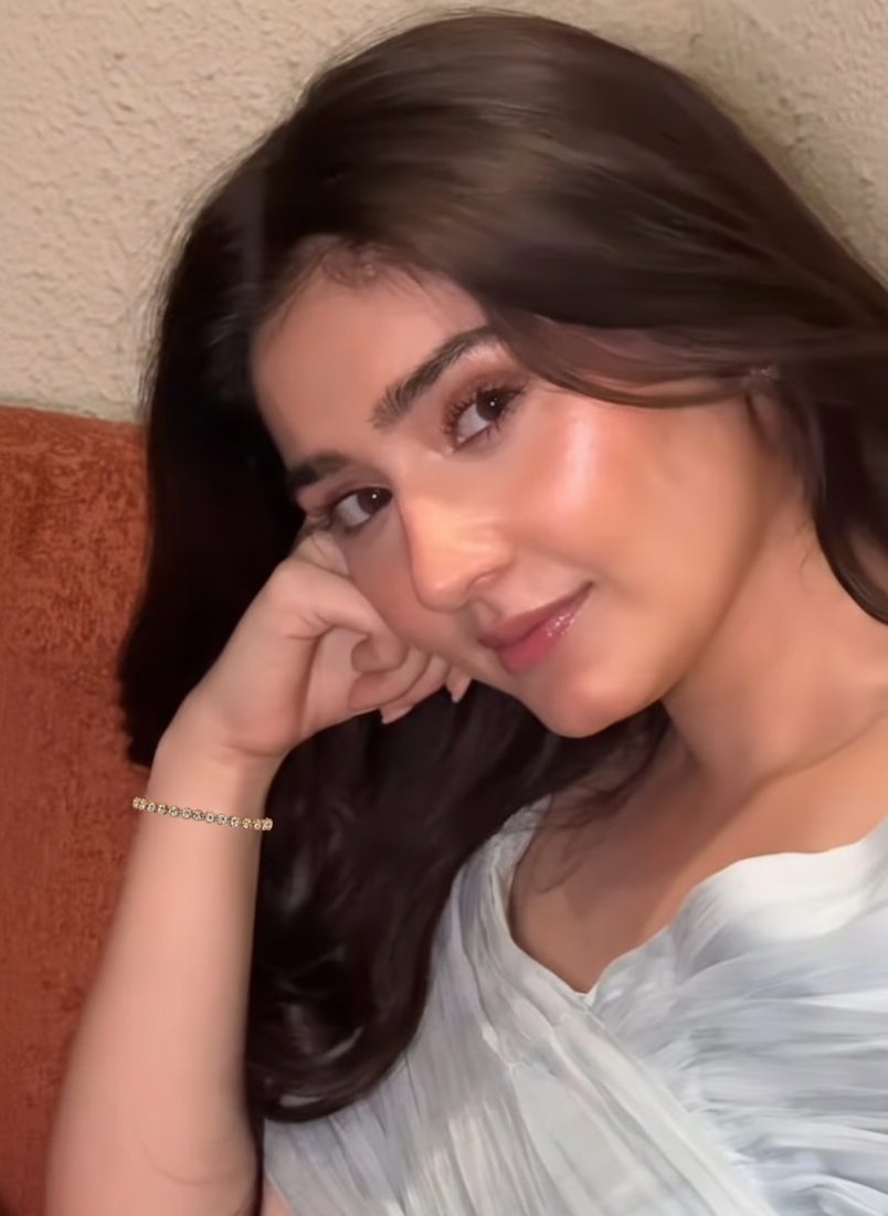 Beaded Prism bracelet-gold (Mahnoorbano)