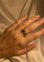Gold Ring (hearts)